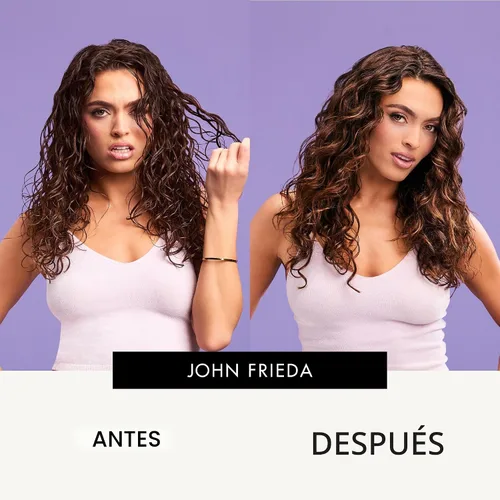 Vista 4 de John Frieda Frizz Ease - Suero capilar extra fuerte para cabello grueso y grueso, suero suavizante antiencrespamiento con aceite de argán y coco