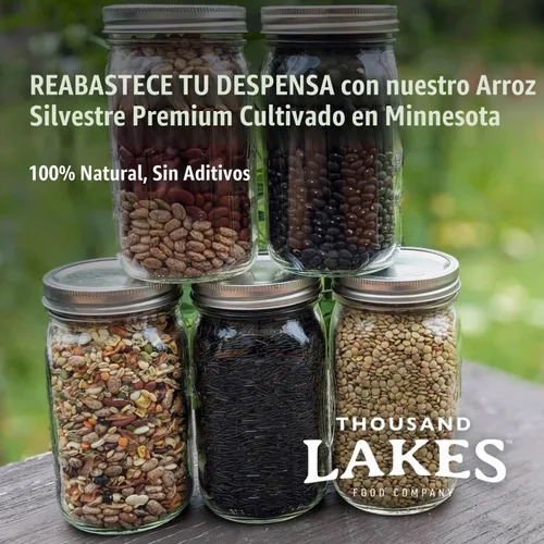Vista 9 de Thousand Lakes Arroz silvestre cultivado en Minnesota - 15 onzas 100% arroz salvaje Todo natural