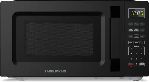 Vista 14 de [Usado] Farberware - Horno microondas de encimera de 0.7 pies cúbicos – 700 vatios de potencia, configuraciones de cocción automática, Acero