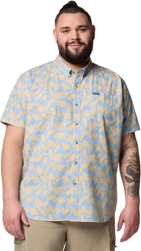Vista 15 de Columbia - Camisa de manga corta para hombre Rapid Rivers con estampado, con cómodo elástico Colegial Navy Outback