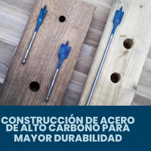 Vista 4 de Bosch Daredevil DSB5013P, juego de 13 brocas pala