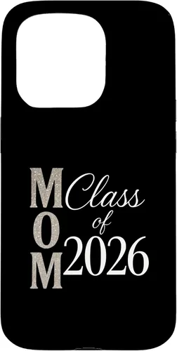 Vista 14 de MOM Class of 2026 - Graduate Proud Parent Case for iPhone 16