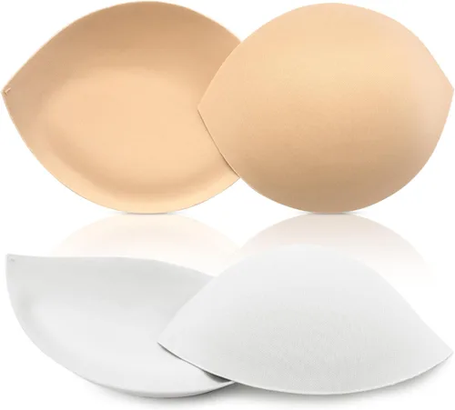 Vista 9 de Almohadillas de brasier para reforzar el pecho, copa de traje de baño push Beige