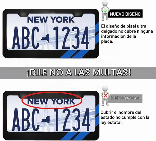 Vista 5 de YOSRTER 2 marcos de matrícula de aluminio para accesorios Dodge, marco de cubierta de matrícula, cubierta de matrícula mate, decoración delantera
