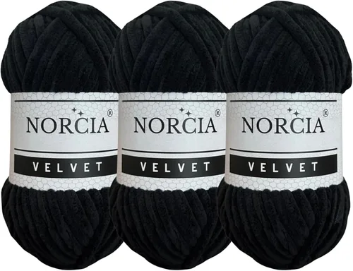 Vista 55 de Hilo de Terciopelo Suave Chenille para Ganchillo Super Voluminoso (100g-3.50oz) (68m-74.3 yds) Hilo para Manta de Bebé para Tejer Amigurumi Hilo