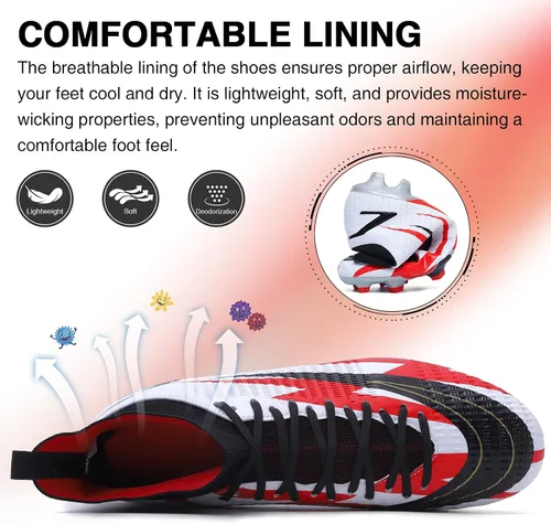 Vista 3 de CBUSTER GRESKY - Botines de fútbol AGFG para hombre y mujer