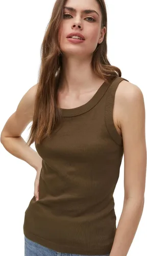 Vista 4 de Michael Stars Camiseta sin mangas de algodón con encuadernación ancha Paloma para mujer - Everyday Basic