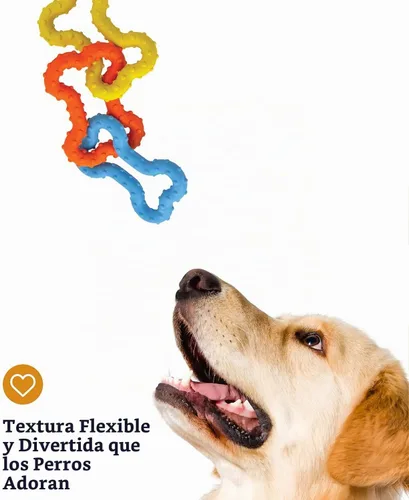Vista 3 de Petstages Mini Juguete de Tirar y Masticar con Hueso para Cachorros