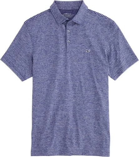 Vista 50 de Vineyard Vines Polo Bradley Stripe Sankaty para hombre Ocean Breeze Tejeda