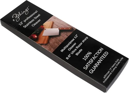 Vista 2 de eZthings® Cuchilla de corte profesional resistente de 13 pulgadas – Retención de borde afilado, resistente a las manchas a la corrosión