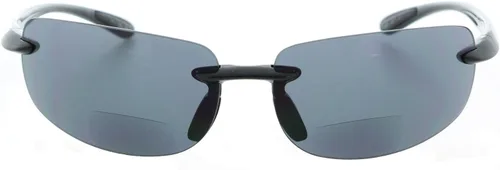 Vista 2 de Maui Isla VidaAnteojos de sol bifocales Rimless Wrap Lectores de Sol ligero TR90marco para hombres y mujeresdisponible en lentes polarizados o
