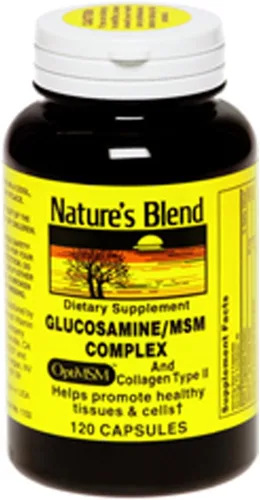 Vista 2 de Nature's Blend GLUCOSAM/MSM CMPLX TB 120, 079854011531