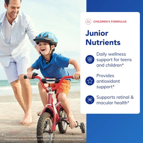Vista 3 de Pure Encapsulations Junior Nutrients - Multivitamínico para niños y adolescentes, sin hierro, con calcio, vitamina D3 y vitamina C, sin OMG