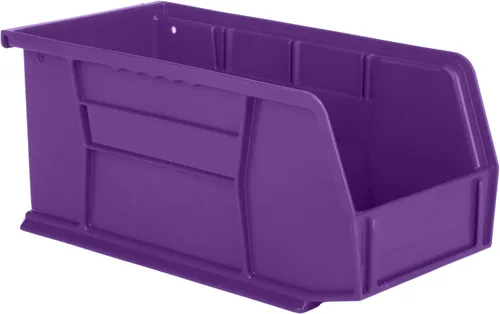Vista 20 de Hudson Exchange Contenedor de Almacenamiento de Plástico Apilable y Contenedor Colgante de 11" x 5-1/2" x 5" (Negro, 1 Paquete)