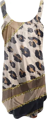 Vista 4 de Vestidos de mujer 2023, mini vestido de fiesta bohemio, casual, vestido de playa de manga larga con volantes, vestido de vacaciones