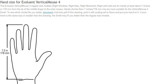 Vista 3 de Evoluent – Inventor de El Ratón Vertical – VM4SW Ratón Vertical Ergonómico Diestro Pequeño Inalámbrico USB, Esculpido para la Comodidad, Reduce