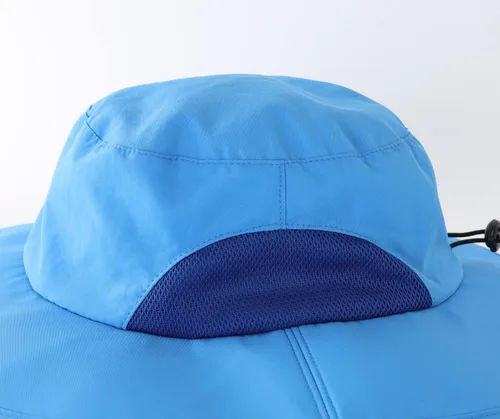 Vista 4 de Home Prefer Sombrero de pesca de ala ancha UPF50+ para hombre al aire libre con solapa para el cuello