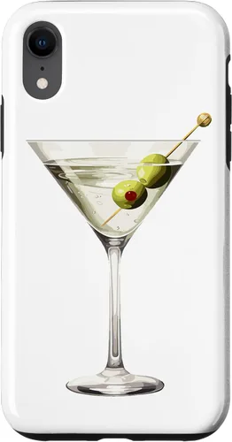 Vista 25 de Martini Glass Green Olive Bartender Vodka Gin Cocktail Drink Case para iPhone 17
