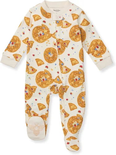Vista 30 de Burt's Bees Baby - Pijamas para bebés y niñas, con cremallera frontal, con pies cerrados antideslizante, 100 % algodón orgánico Guitarra acústica.