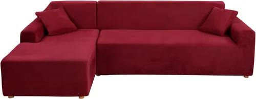 Vista 17 de MIFXIN Fundas para sofá modular en forma de L, 2 piezas, elásticas, tipo L, para sofá esquinero, protector de muebles, para mascotas, niños y perros