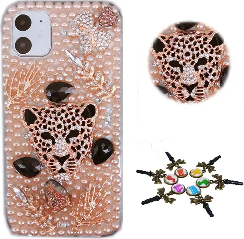 Vista 17 de Sparkle - Funda para teléfono compatible con Samsung Galaxy Z Flip 2 5G, elegante, hecha a mano en 3D, con diseño de diamantes de imitación
