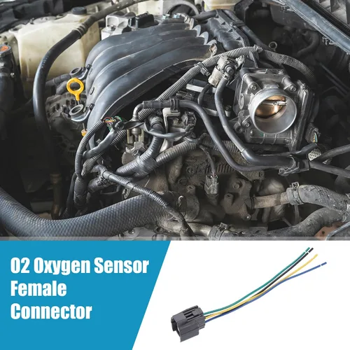Vista 3 de uxcell Conector hembra No.36531PPA305/36531RAAA02/36531RAAA01 del sensor de oxígeno O2 para Honda CR-V 2002-2004 4pin