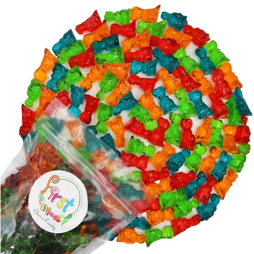 Vista 7 de FirstChoiceCandy Caramelos de gomitas jugosas de arcoíris 3D (bloques de construcción 3D, 2 libras)