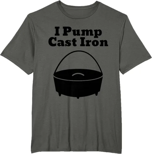 Vista 4 de I Pump - Camiseta de hierro fundido para cocinar al horno holandés