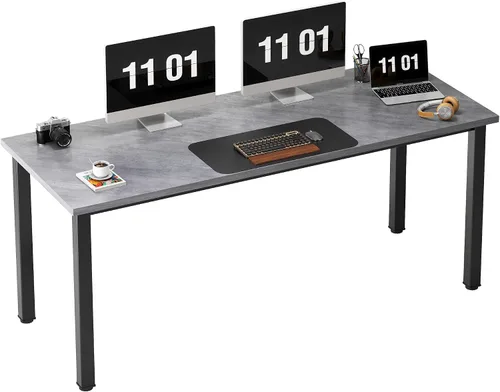 Vista 34 de Need Escritorio pequeño para computadora, mesa de escritura resistente de 31.5 pulgadas, estrecho, negro