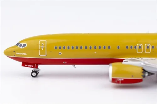 Vista 4 de Modelo NG Southwest Airlines para Boeing B737 MAX8 N871HK 1/400 DIECAST modelo preconstruido
