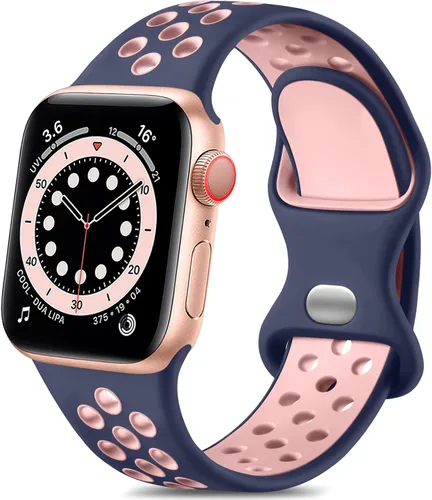 Vista 19 de Lerobo - Bandas deportivas compatibles con Apple Watch Band de 40 mm, 41 mm, 38 mm y 42 mm para Series 11, 10 para mujeres y hombres, suaves bandas