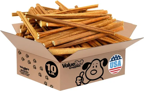 Vista 7 de ValueBull Palitos de colágeno USA para perros, masticables variados de 7 a 12 pulgadas, golosinas naturales de larga duración para perros, 2 libras
