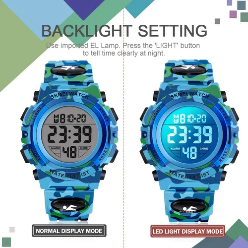 Vista 4 de ATIMO Reloj deportivo digital para niños, regalos para niños