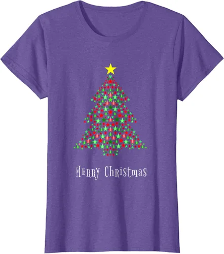 Vista 23 de Celebración del árbol de Navidad - Feliz Navidad - Camiseta de Navidad