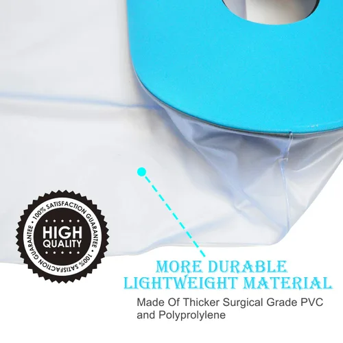 Vista 6 de Asunby Protector de línea PICC para ducha Cubierta de manga de línea Picc para el brazo superior Impermeable Protector de IV y línea PICC
