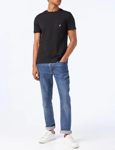 Vista 2 de Nautica Camiseta de manga corta con cuello redondo y bolsillo para hombre