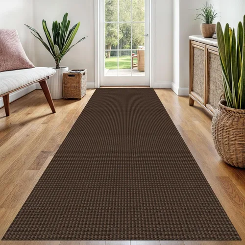 Vista 137 de EARTHALL Alfombra tejida de 2 x 3 pies, lavable para entrada, alfombra trenzada antideslizante, alfombra para puerta interior y exterior, alfombra
