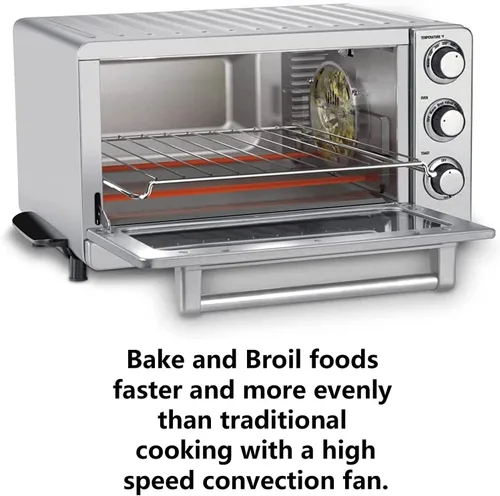 Vista 4 de Horno tostador de convección (1800W) para hornear asar y tostar