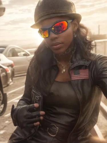 Vista 4 de Gafas de Motocicleta con Marco Acolchado y Lentes que Bloquean 100% UVB/UVB para Actividades al Aire Libre y Deportes 10-mate/negro brillante