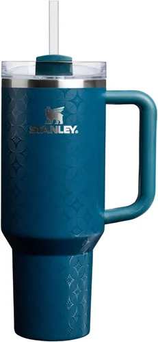 Vista 178 de STANLEY Quencher H2.0 Vaso Térmico con asa y pajilla, 64 onzas, tapa Flowstate de 3 posiciones, gran capacidad para viajes y deportes, vaso de acero