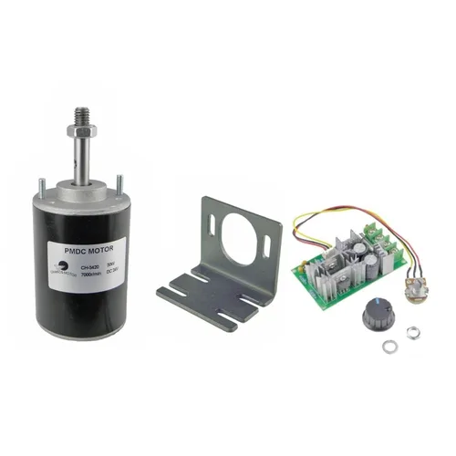 Vista 15 de CHANCS Motor de engranaje eléctrico de poco ruido del eje común del poder más elevado CH-3420 24V DC 7000RPM del alto esfuerzo de torsión