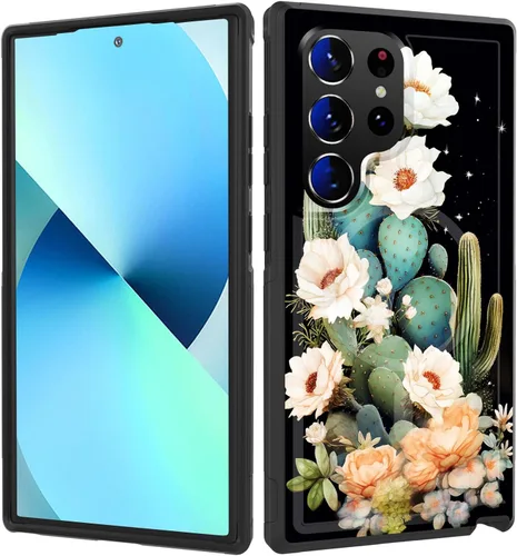 Vista 221 de Funda magnética para Galaxy A16 5G, [compatible con MagSafe] [protección contra caídas de grado militar] Funda resistente a prueba de golpes
