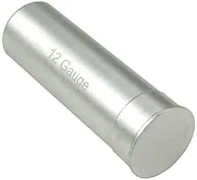 Vista 3 de 12 Gauge Shotgun Cartucho Laser Bore Sighter; Color Plata; Láser Rojo