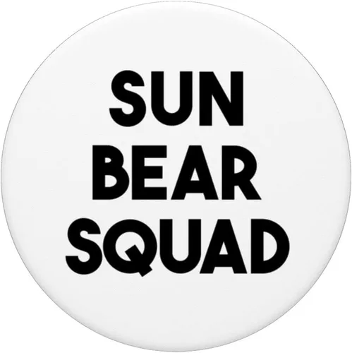 Vista 3 de Sun Bear Squad - PopGrip intercambiable con divertidos PopSockets para amantes de los osos del sol
