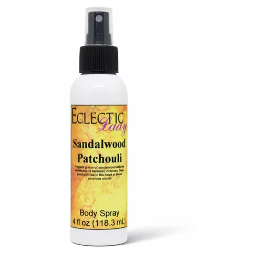 Vista 12 de Eclectic Lady Spray corporal de pachulí de sándalo, doble fuerza, 2 onzas, niebla corporal