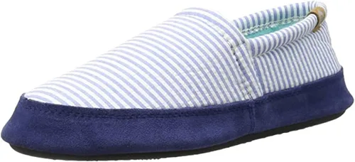 Vista 23 de Acorn - Pantuflas estilo mocasín para mujer Hojas marrones y rosadas