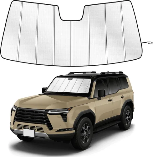 Vista 34 de Parasol para parabrisas para Honda CR-V 2017-2022, diseño plegable de acordeón de ajuste personalizado, accesorios de automóvil, protector de visera