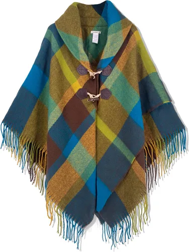 Vista 18 de Moss Rose Chal de viaje para mujer, capa tipo poncho de frente abierto para otoño e invierno