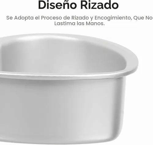 Vista 5 de BESTonZON 3 moldes para pasteles en forma de corazón, moldes de aluminio de 6 pulgadas con parte inferior extraíble, molde de pastel de corazón