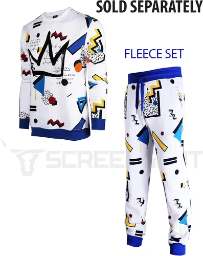 Vista 48 de SCREENSHOT APPLIQUE F11966 Premium Fleece Streetwear Chenille EMB Crew Neck Sweatshirt - Classic Fit
